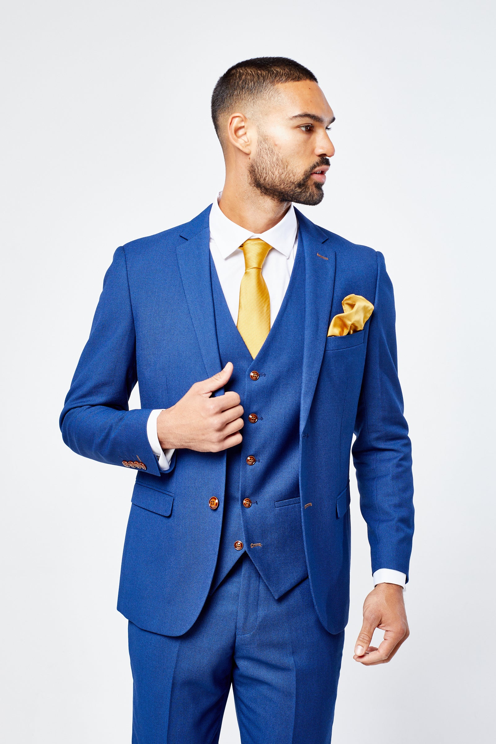 Mayfair Blue Three Piece Suit