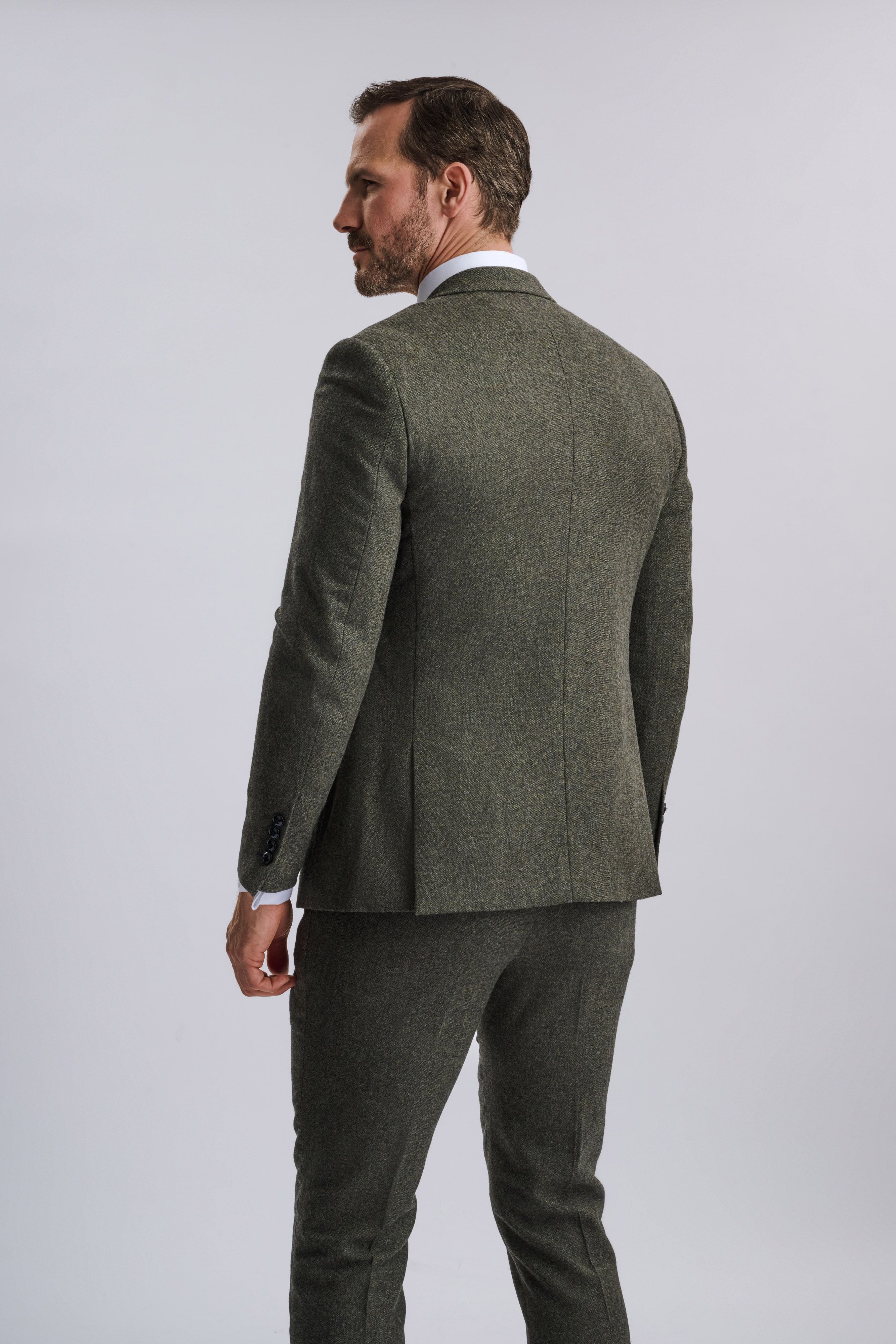 Oscar Green Tweed Three Piece Suit