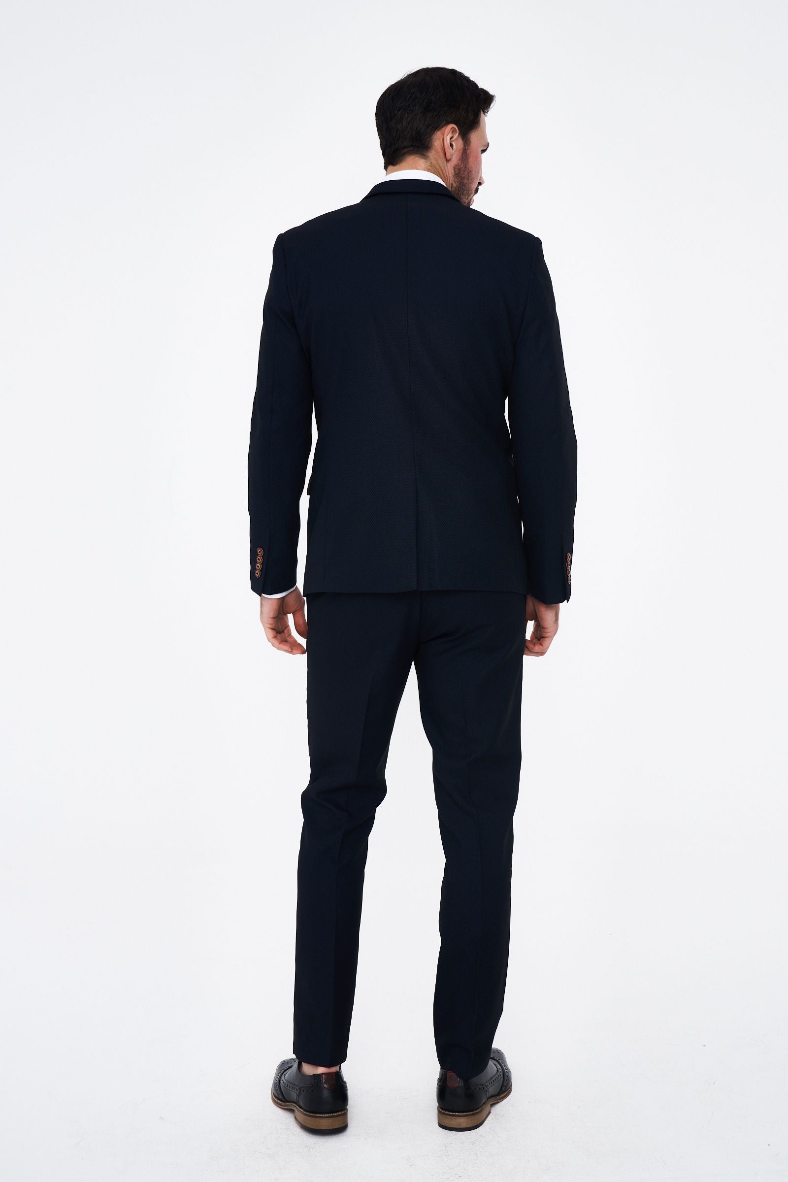 Marc Darcy Max Navy Three Piece Suit