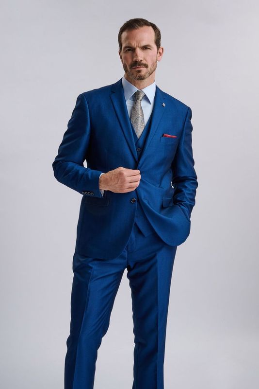 Kingsley Blue Three Piece Suit