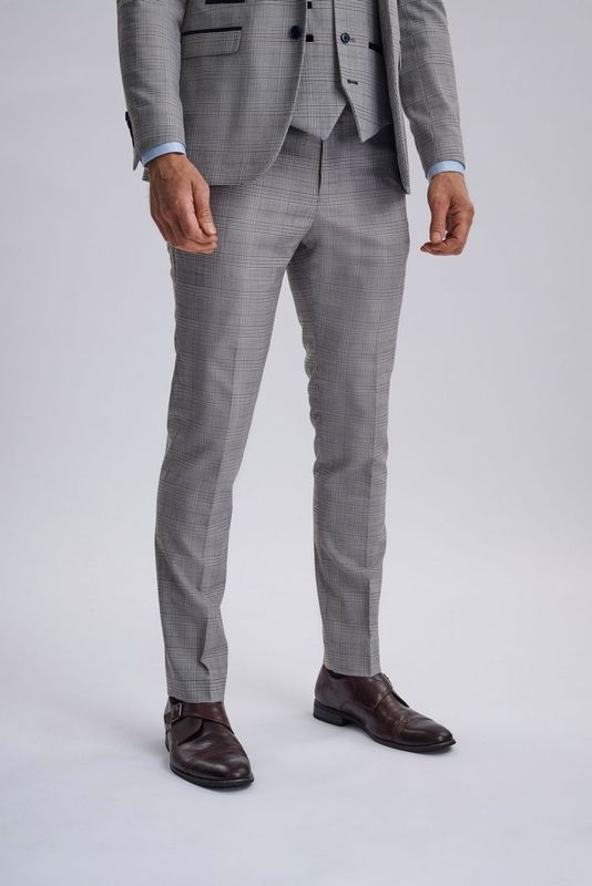 Hugo Grey Check Three Piece Suit