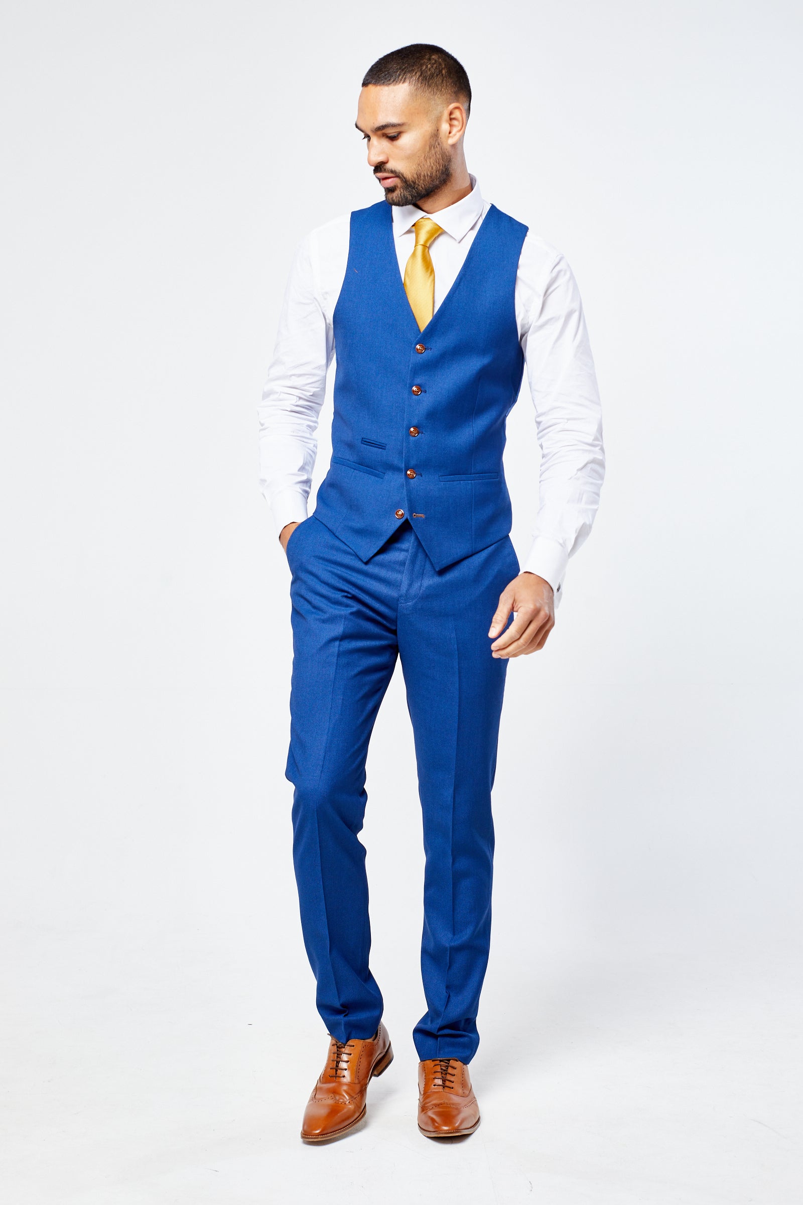 Mayfair Blue Three Piece Suit