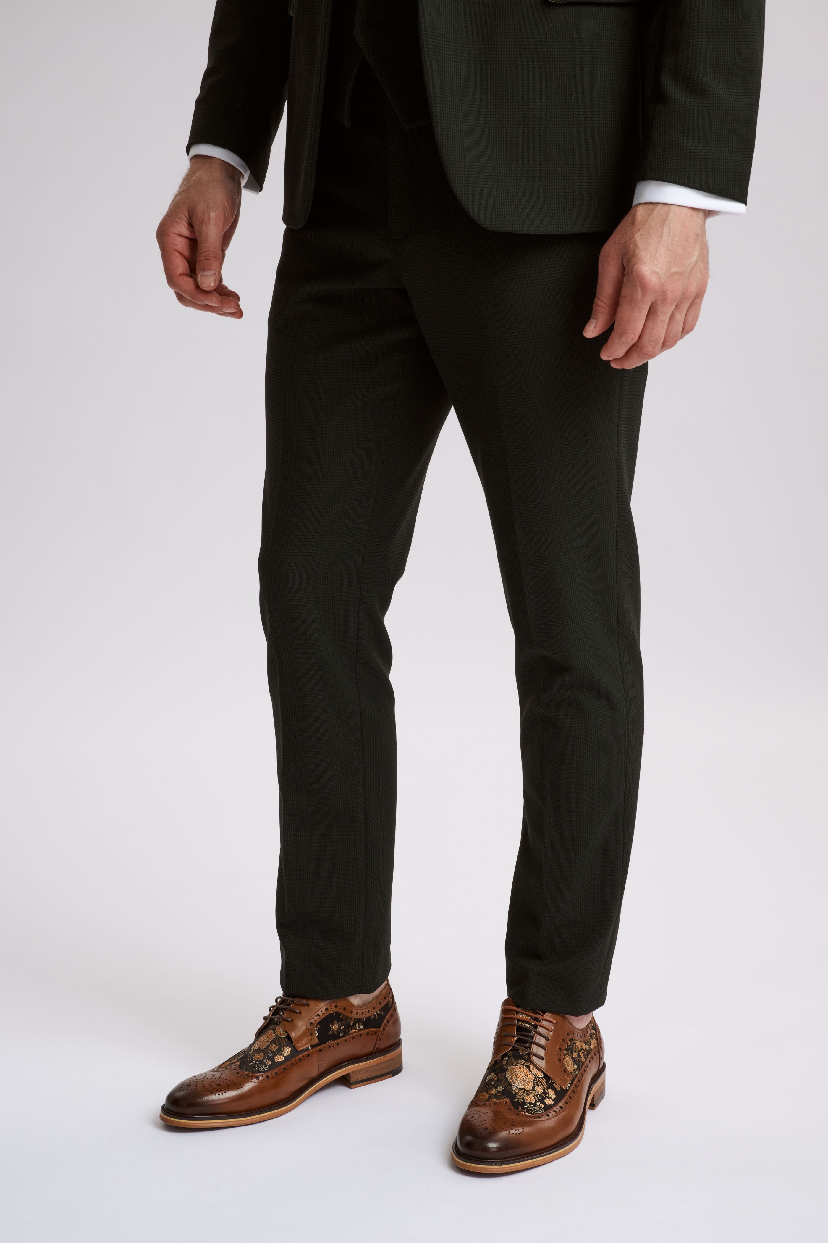 Bromley Olive 3 Piece Suit