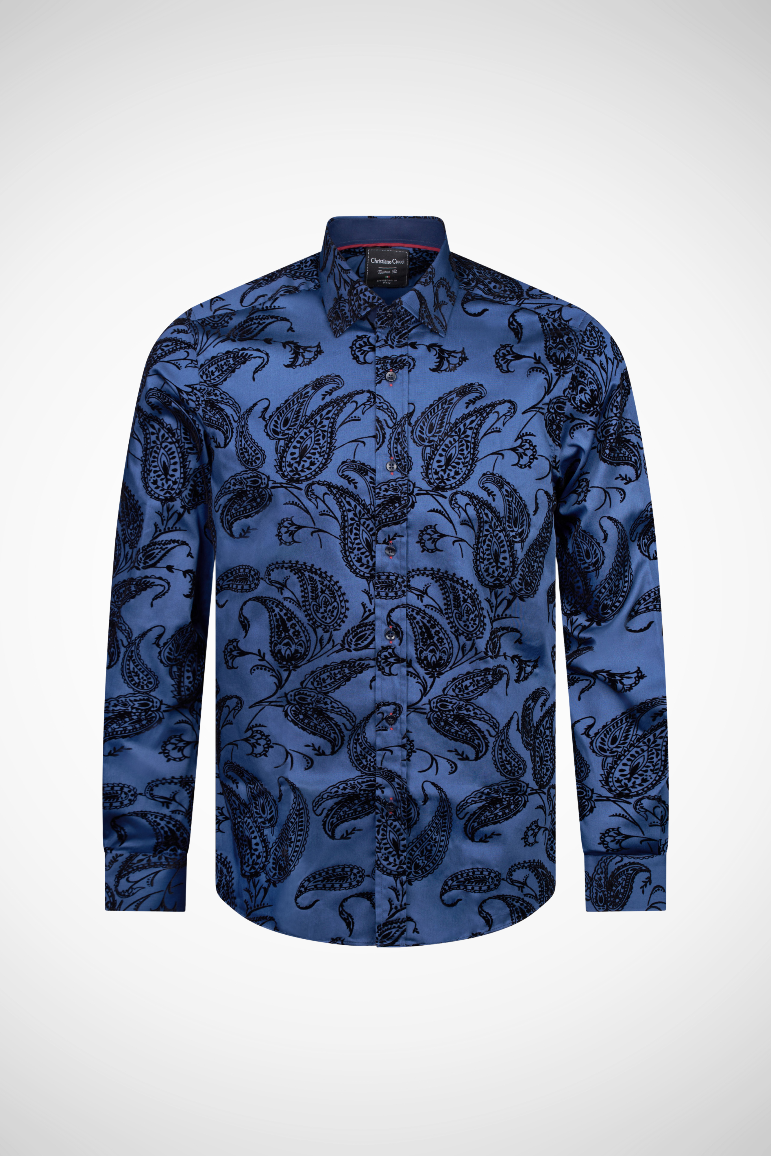 Elvis Flock Shirt Navy