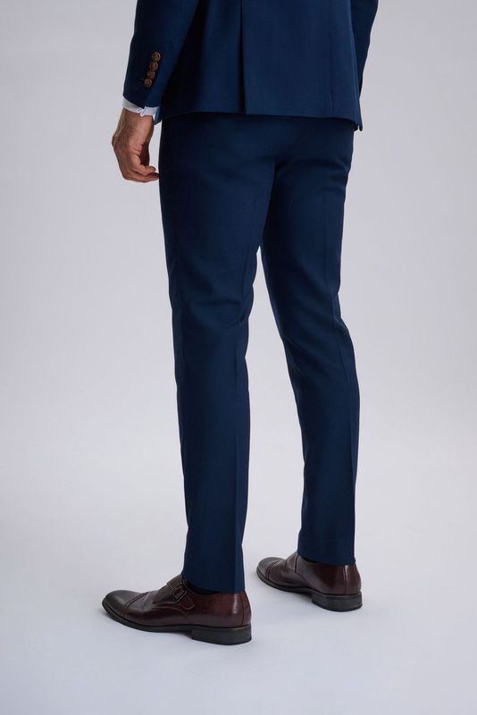 Mayfair Blue Textured Three Piece Suit