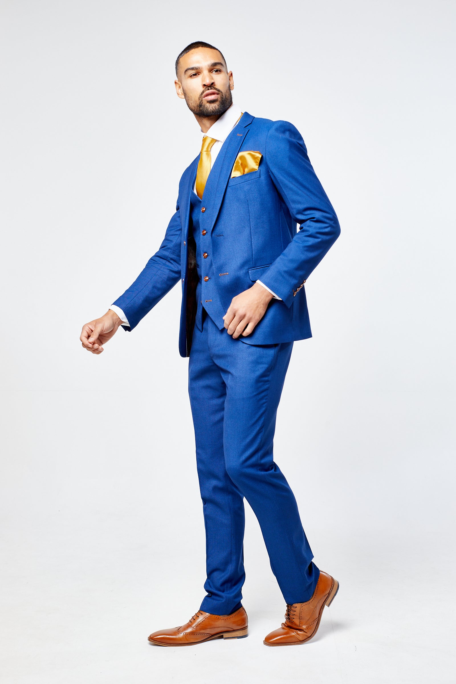 Mayfair Blue Three Piece Suit