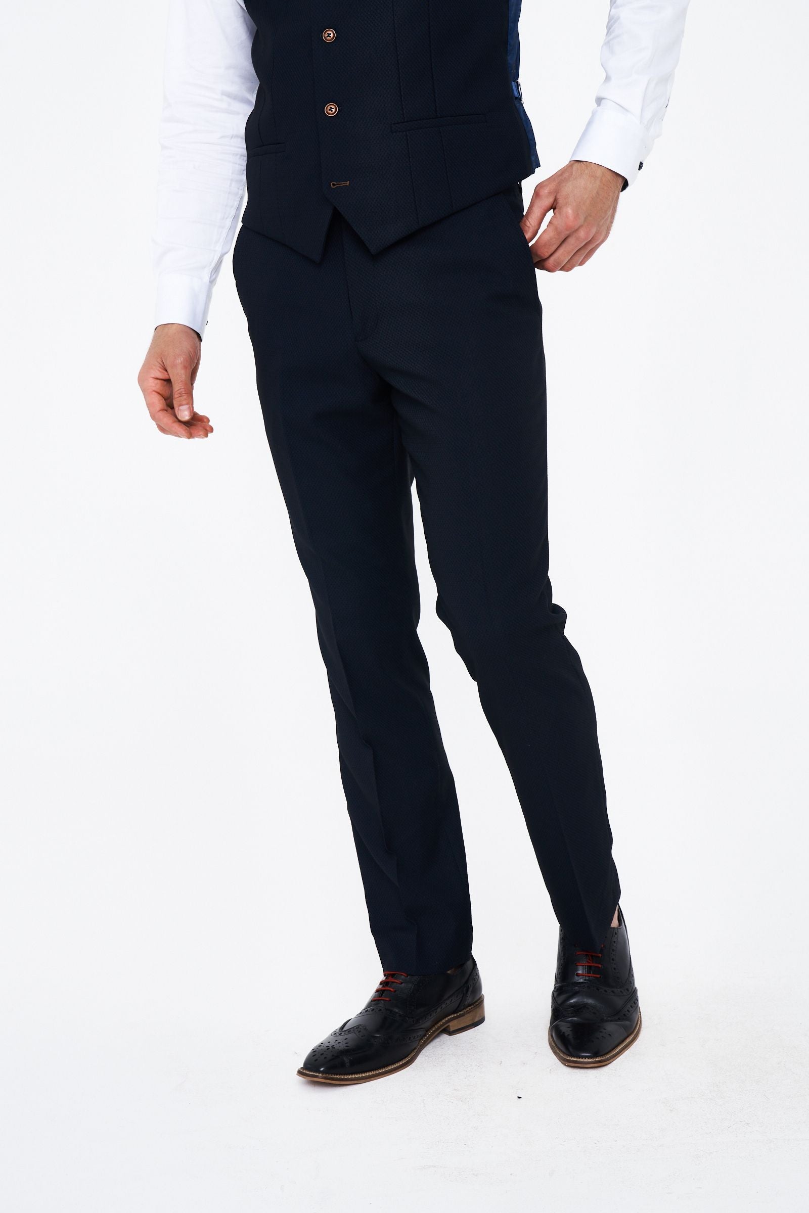 Marc Darcy Max Navy Three Piece Suit
