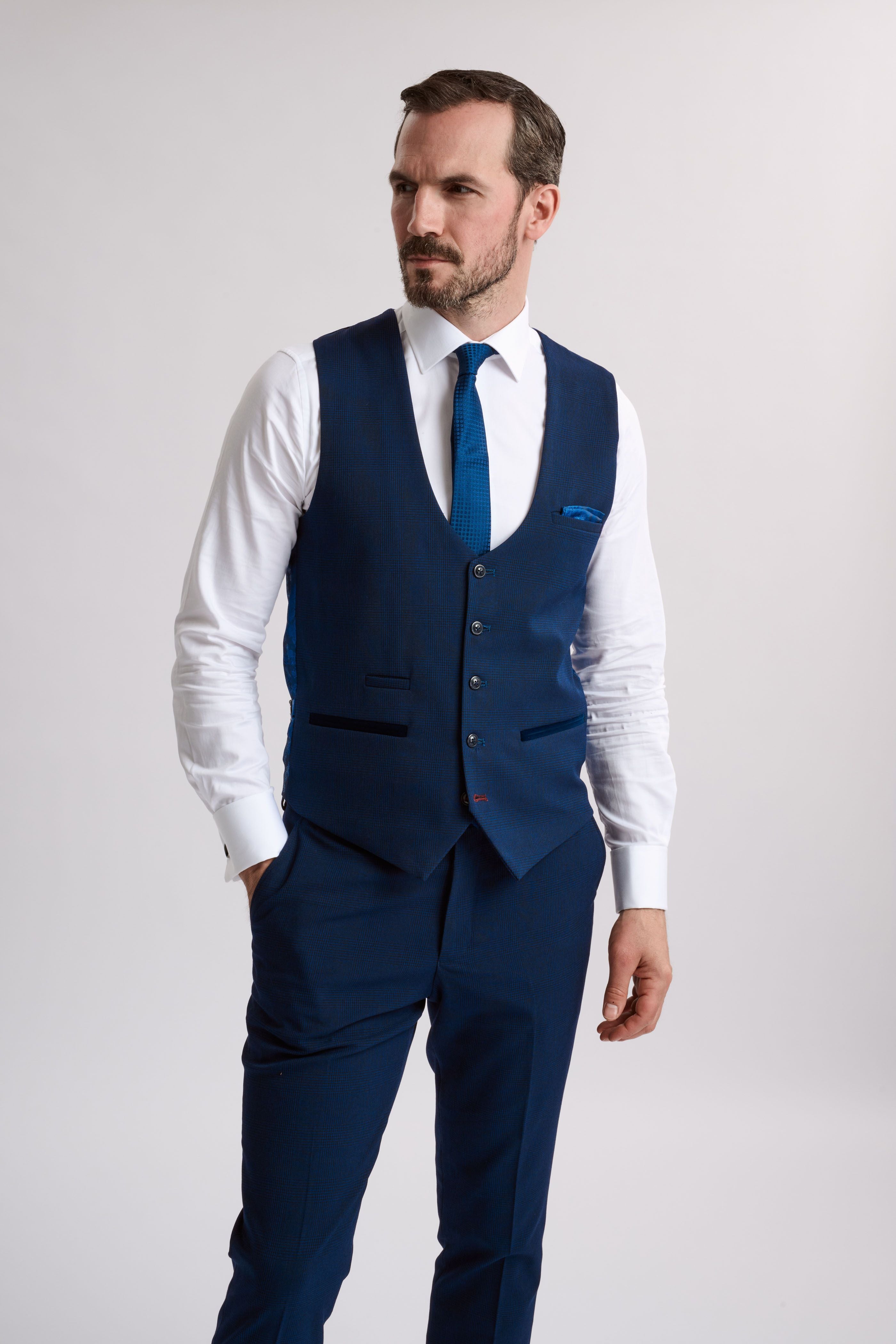 Bromley Navy 3 Piece Suit