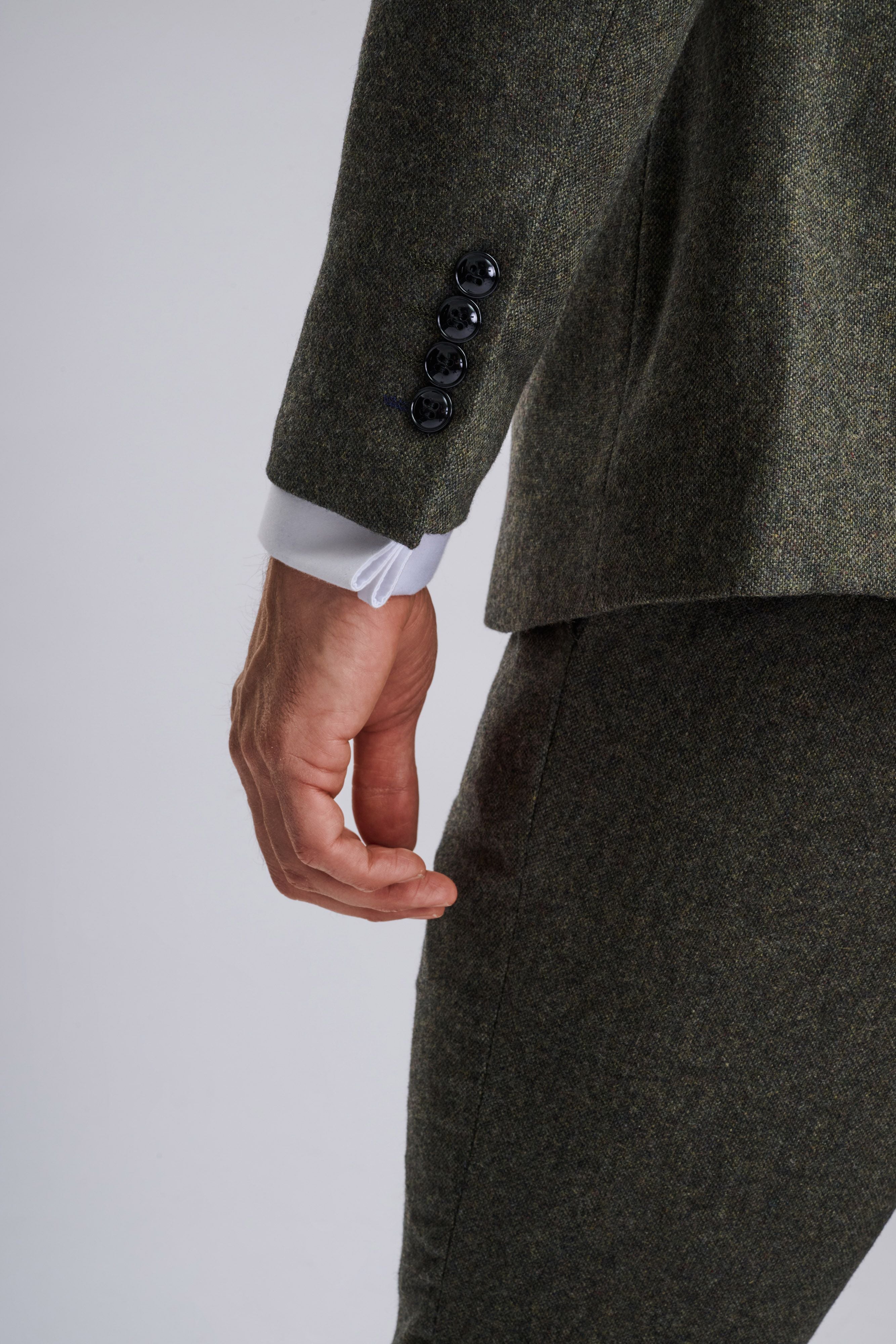 Oscar Green Tweed Three Piece Suit
