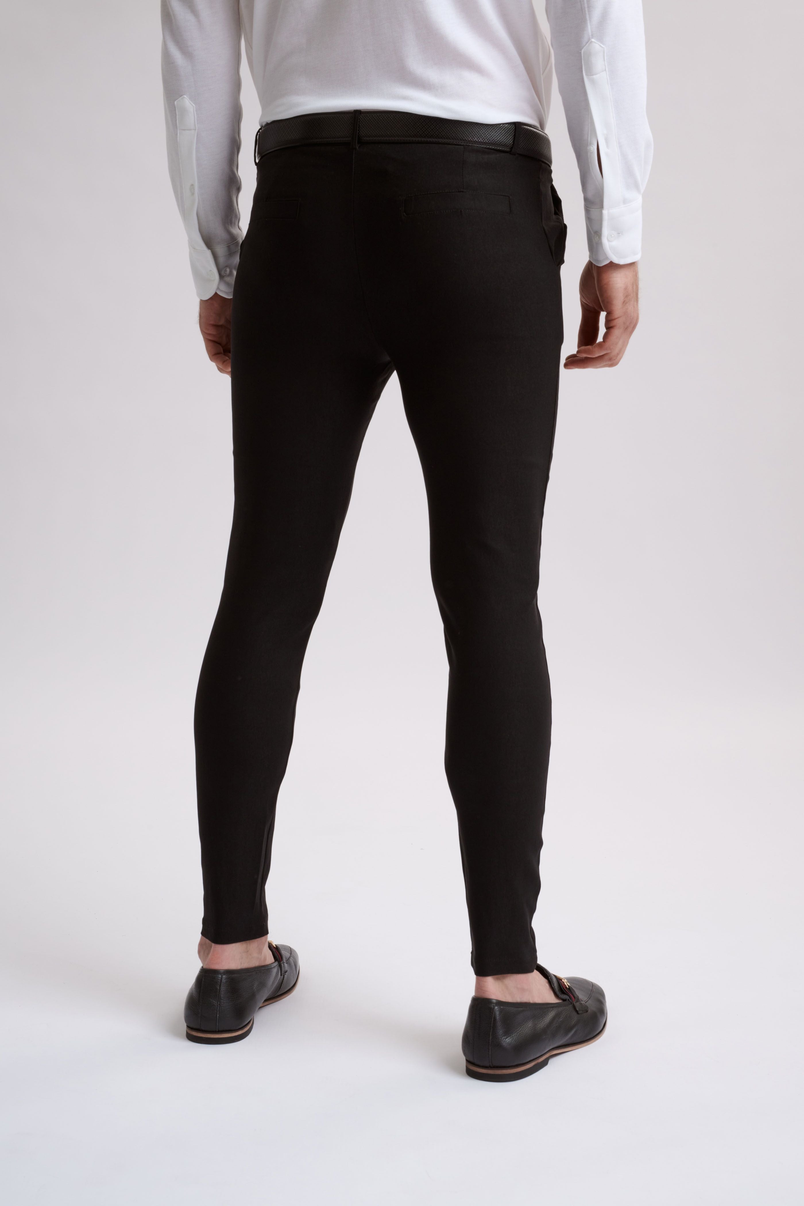 Monaco Chinos Black