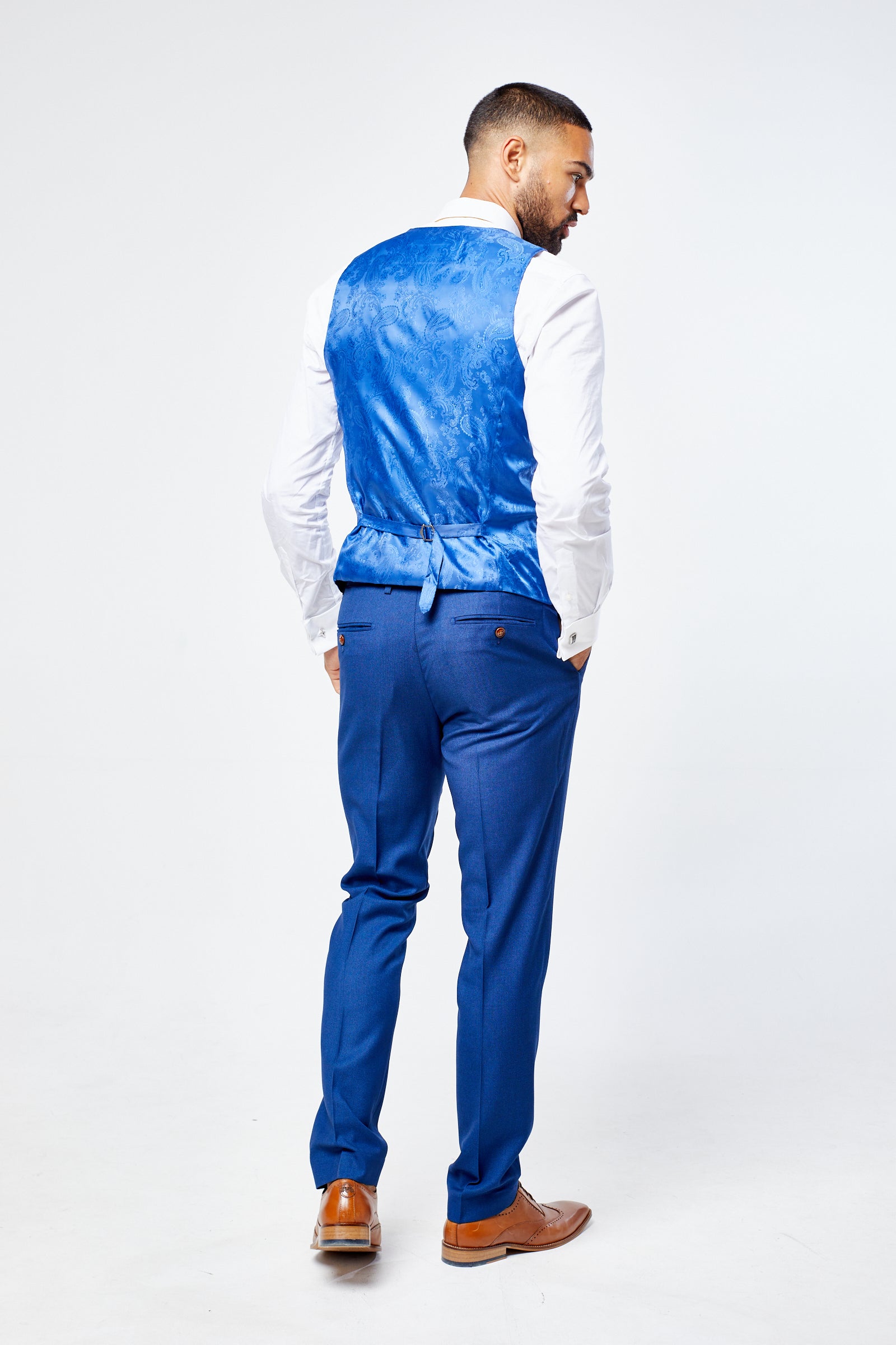 Mayfair Blue Three Piece Suit