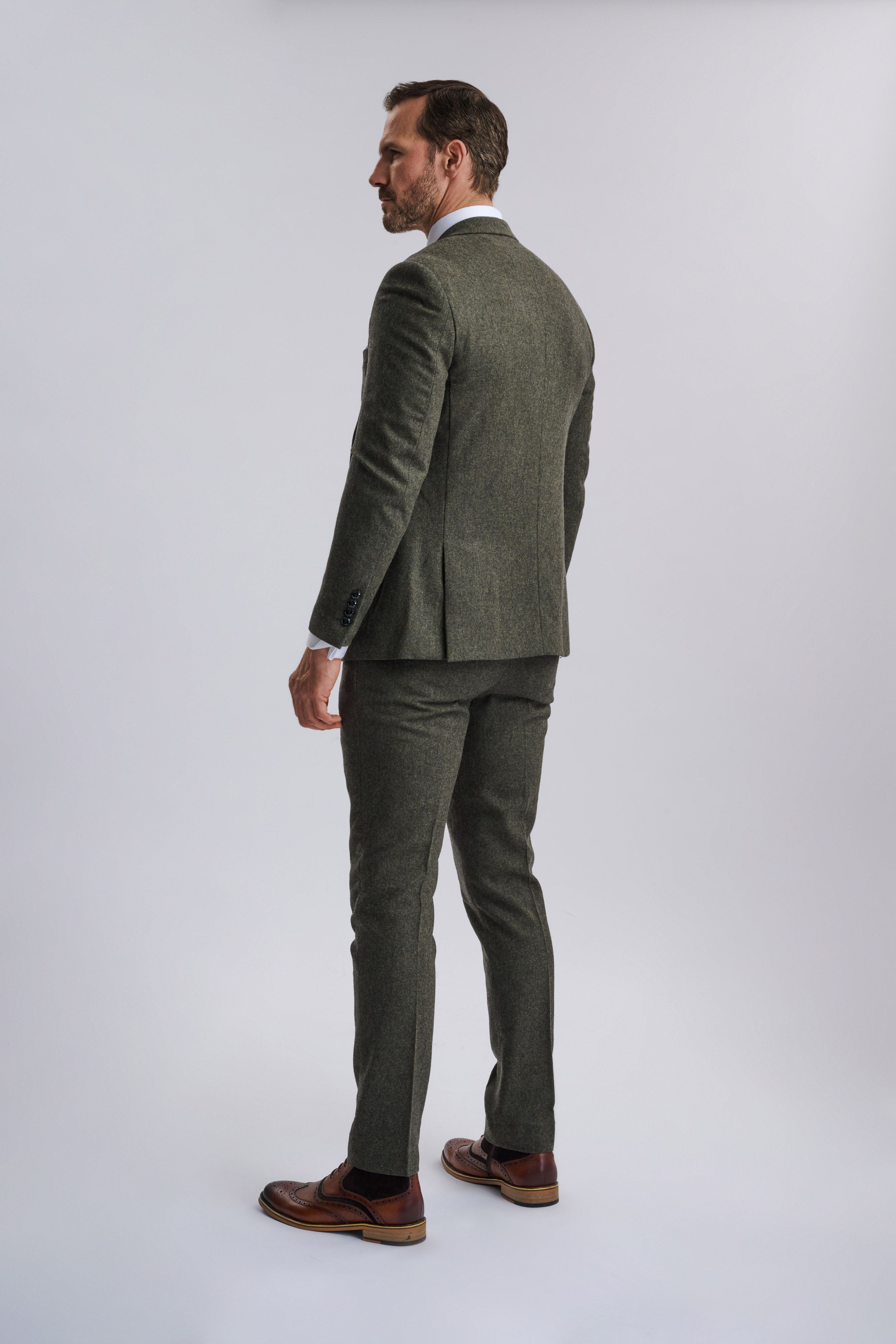 Oscar Green Tweed Three Piece Suit
