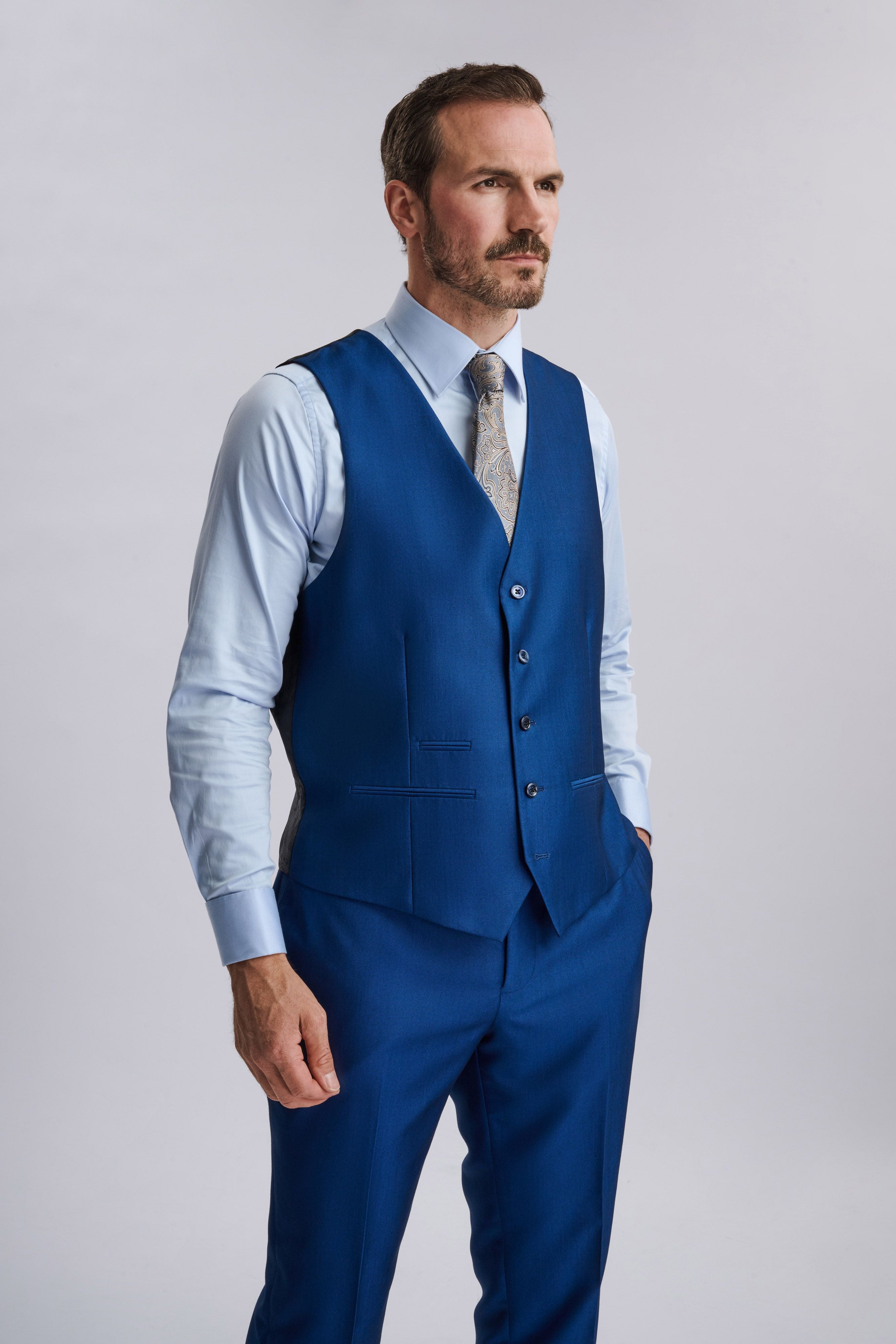 Kingsley Blue Three Piece Suit