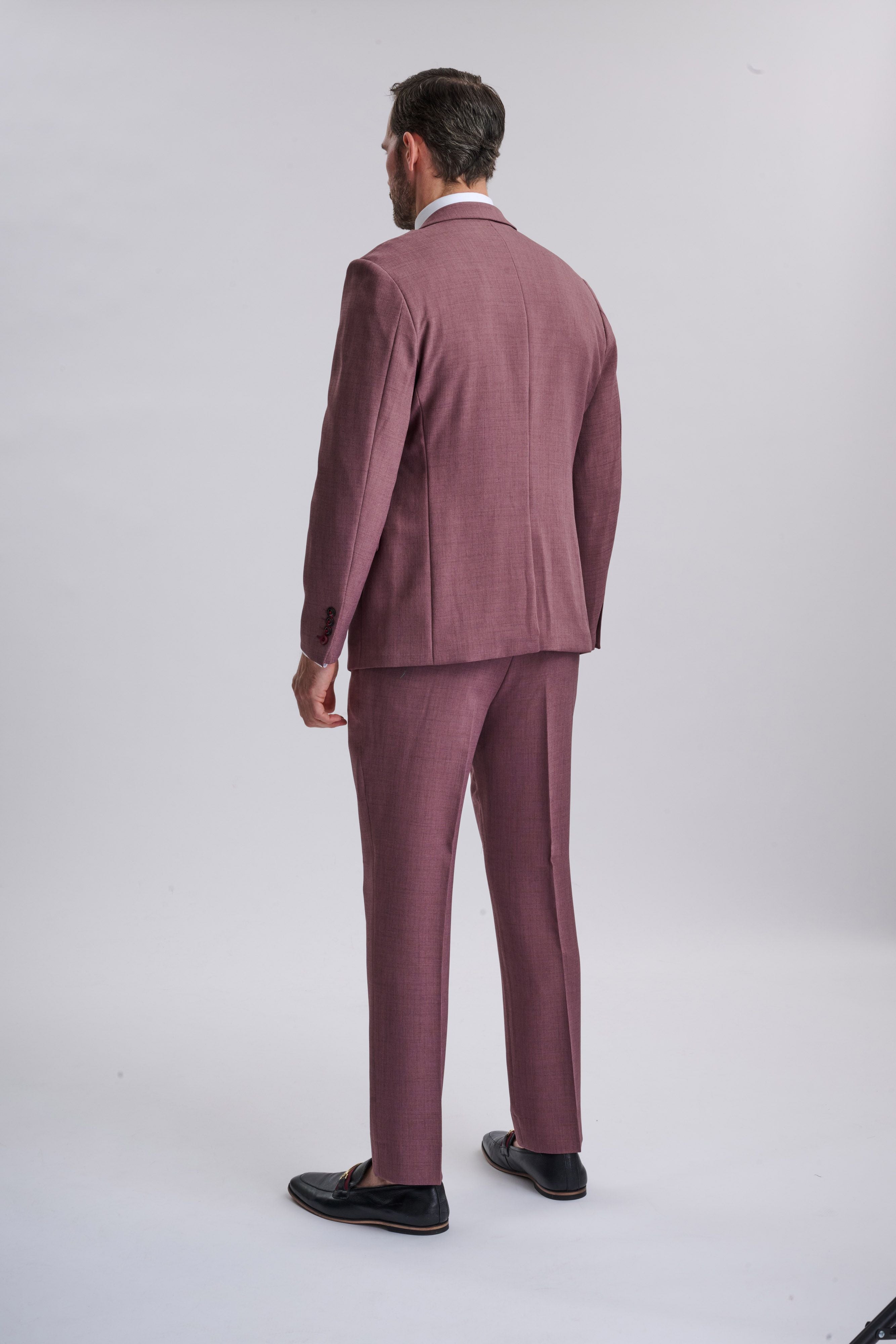 Monty - Mauve Three Piece Suit