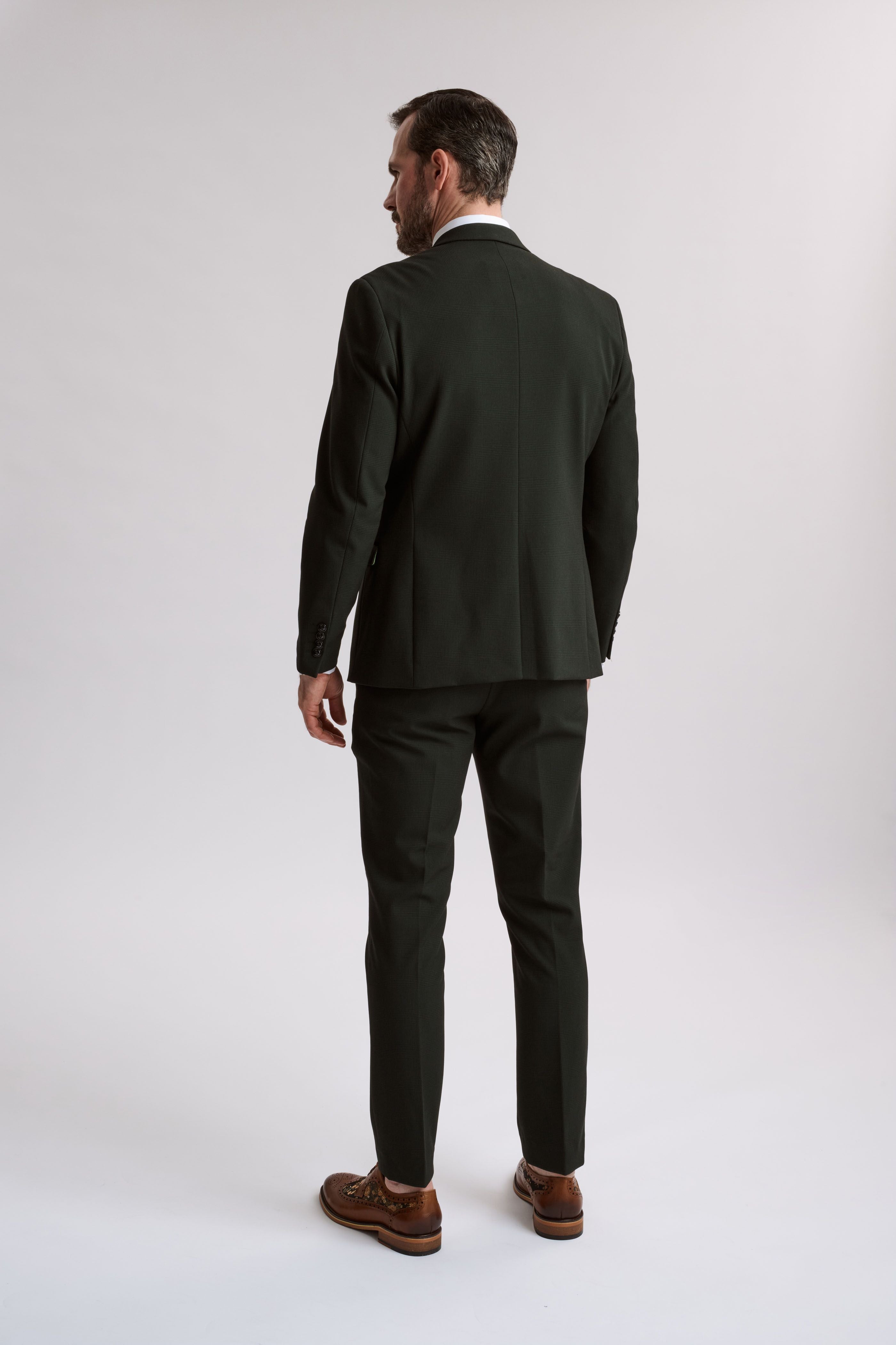 Bromley Olive 3 Piece Suit