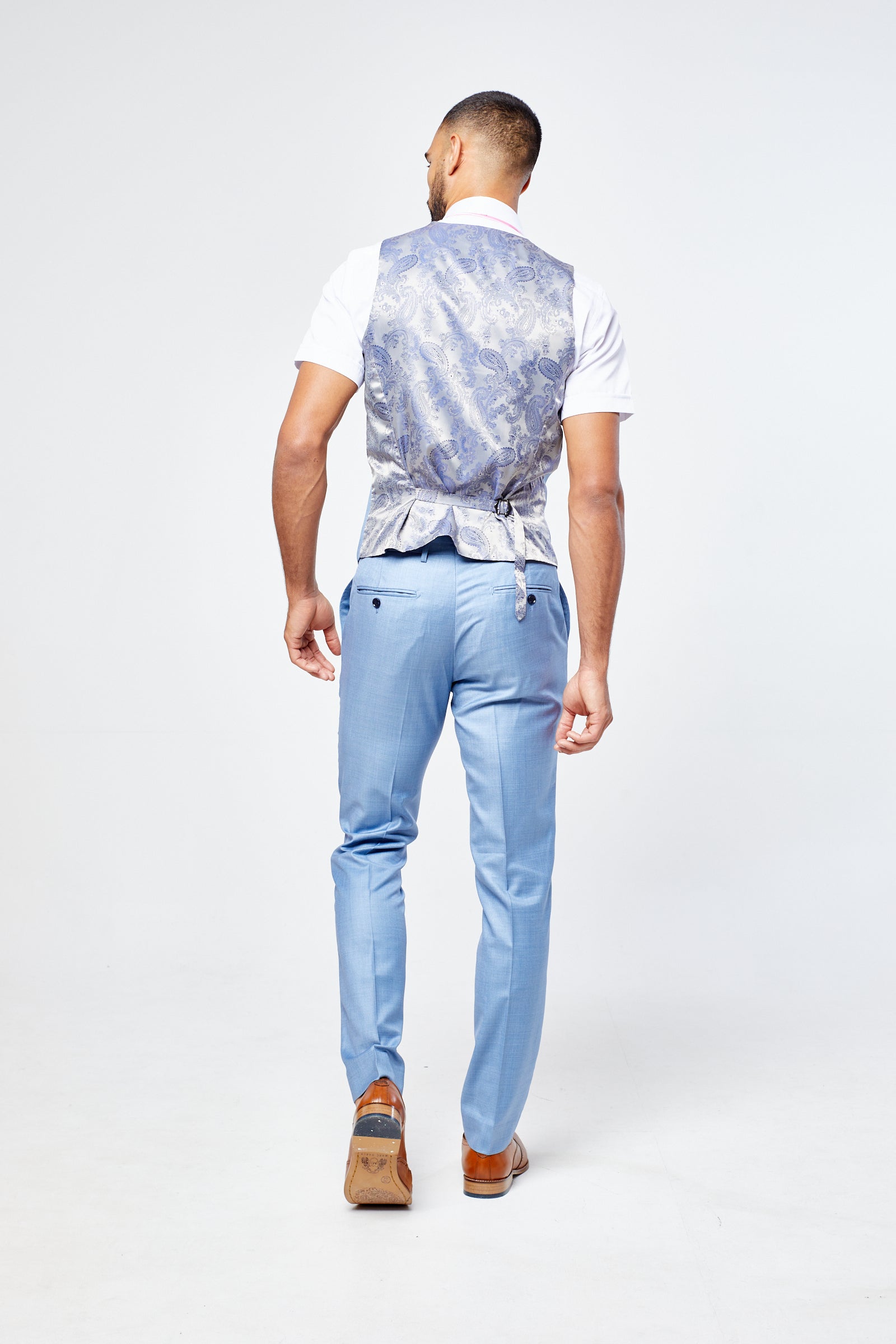 Charles Blue Three Piece Suit